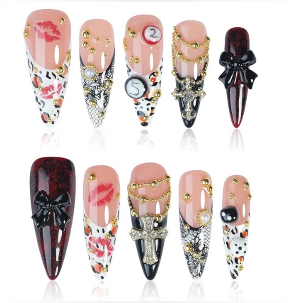 🖤 Brand New • Handmade • Salon-Quality Press-On Nails 🖤